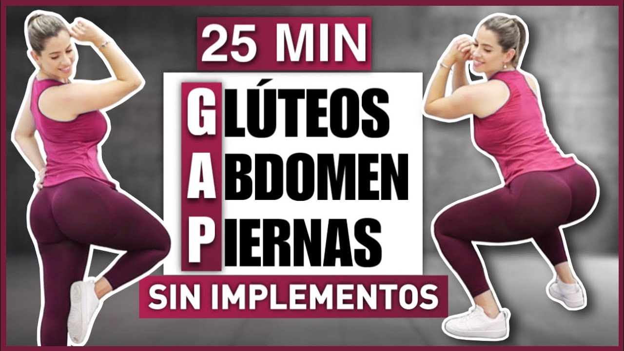 RUTINA DE GAP | Glúteos Abdomen y Piernas | RUTINA SIN PESO Y SIN SALTOS  | NatyGlossGym