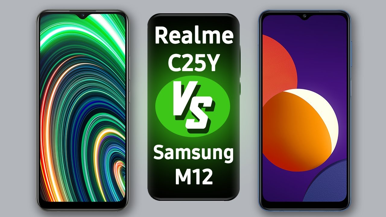 Realme C25Y vs Samsung M12