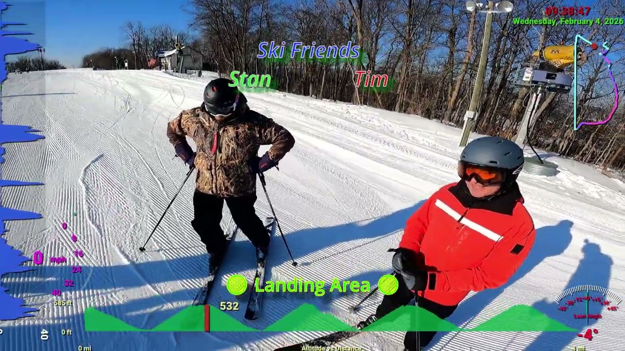 🗽Лыжный курорт Ski Liberty🗽⛷️🏔️⛷️Утро среды (часть 1) 4 февраля 2026 г., температура ~30-40°F. От...