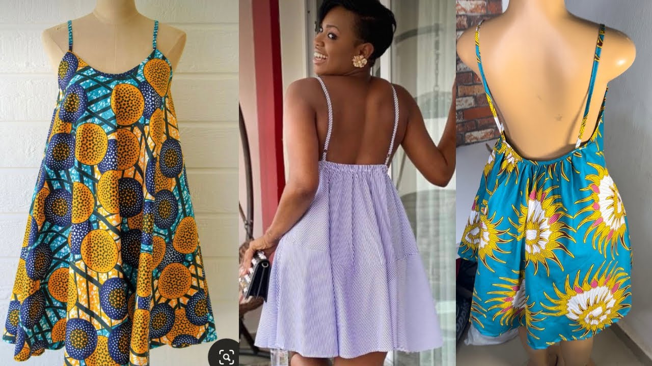 How to CUT And SEW A Circle Dress with low back 🧵🪡🙌 /CIRCLE DRESS WITH LOW NECK/