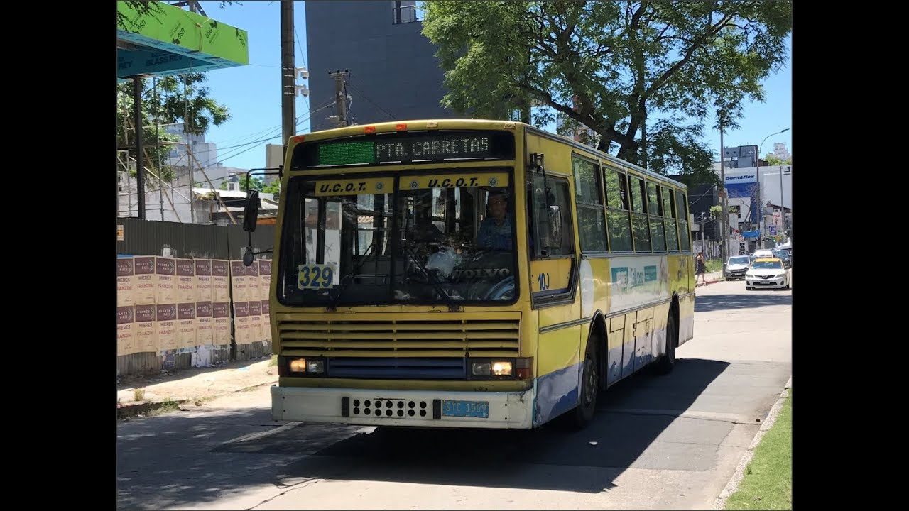 Ómnibus urbanos en Montevideo Uruguay 2018