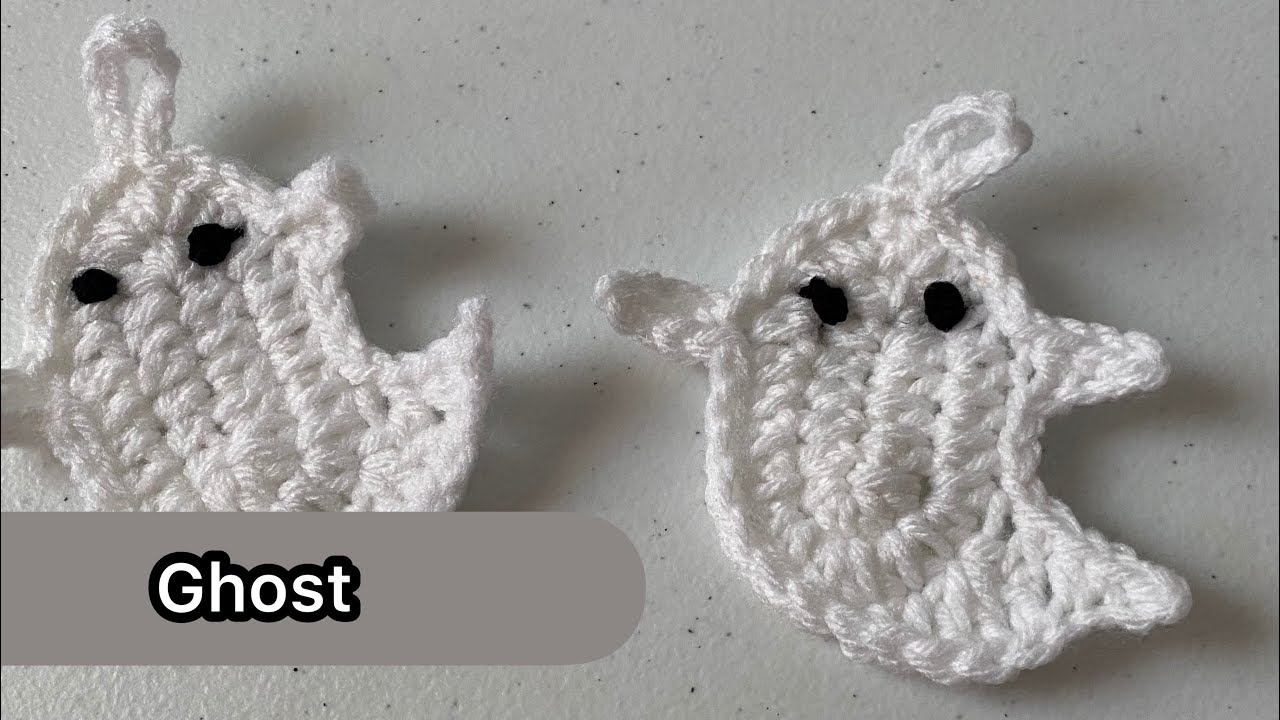 Cute Crochet Ghost tutorial