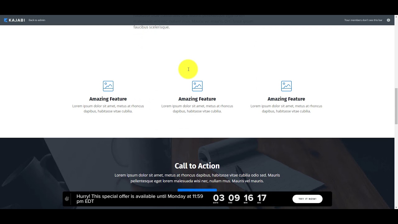 How to Add Deadline Funnel to a Kajabi Landing or Sales Page