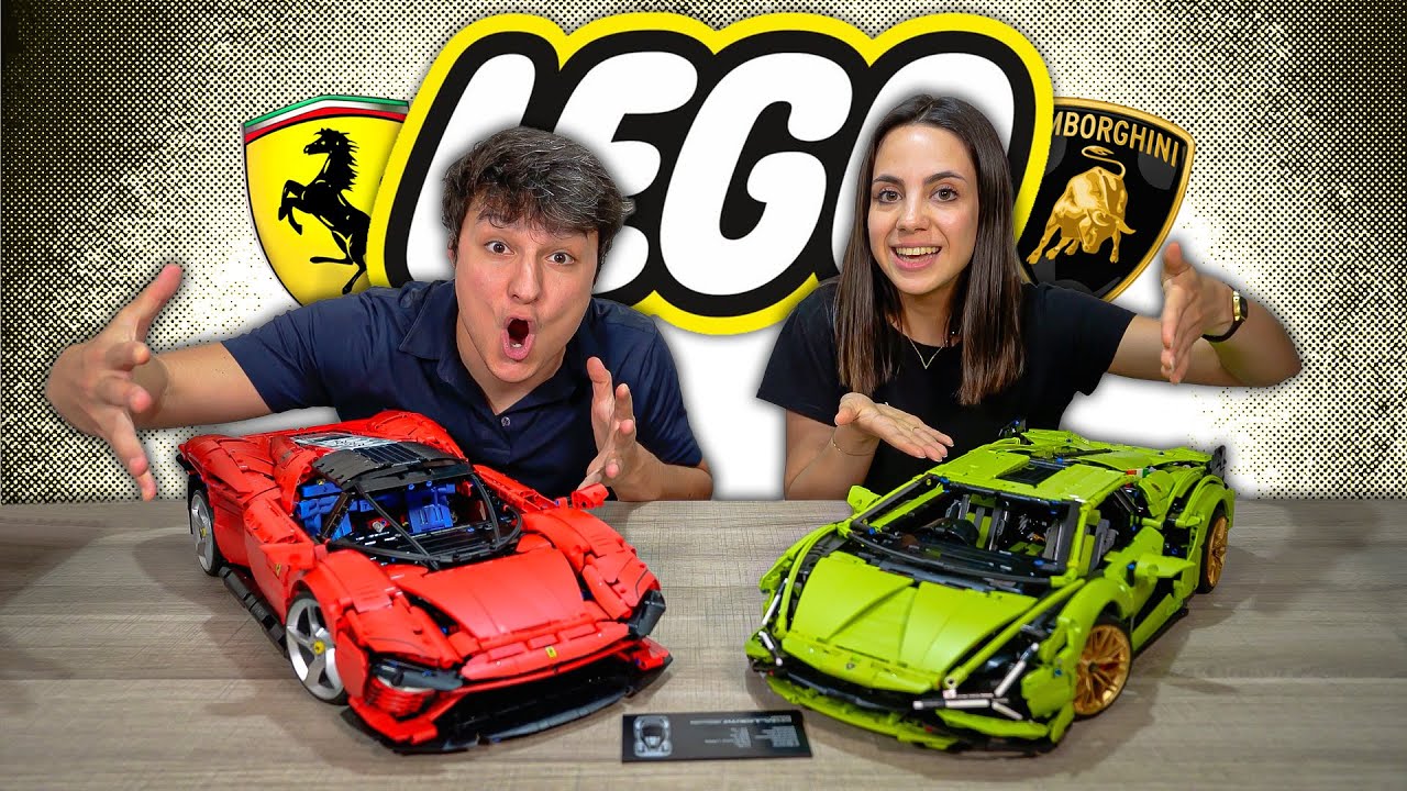 SFIDA di LEGO: Ferrari vs Lamborghini 🪛 *30h di COSTRUZIONE*