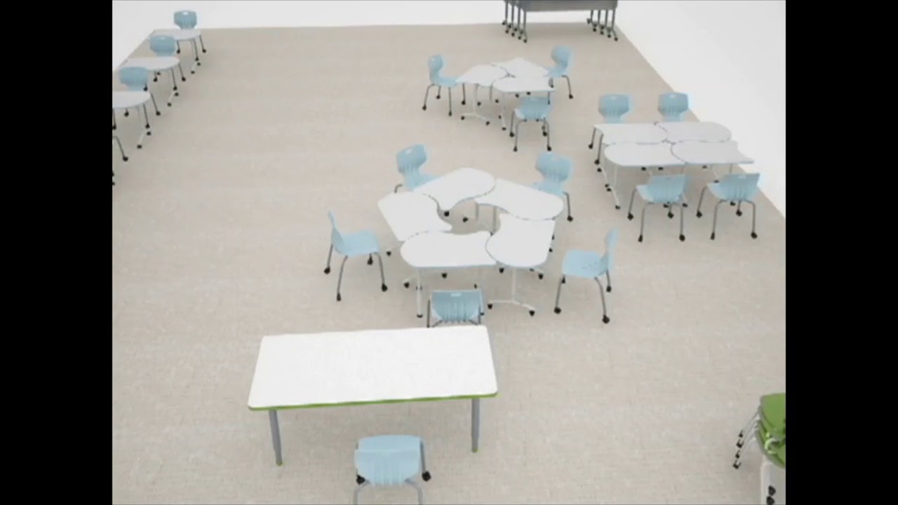 Flexible Classroom Design - Koi Desks by Paragon Furniture