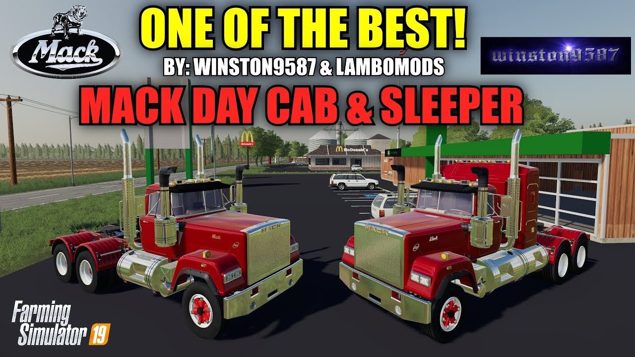 Mack Day Cab and Sleeper Semi Mod Review