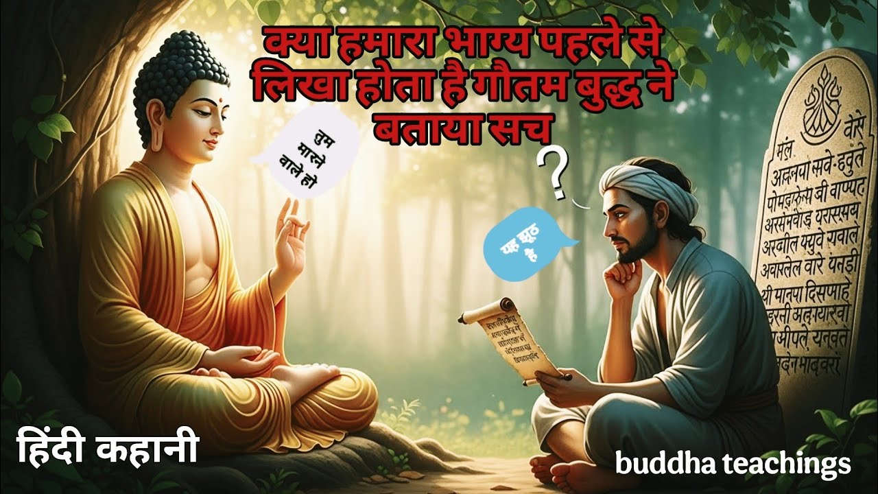 क्या हमारा भाग्य पहले से लिखा होता है गौतम बुद्ध ने बताया सच | Buddhist Story | Motivational Story 