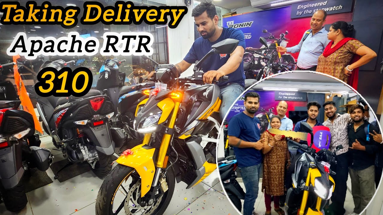 Taking Delivery Apache RTR 310😍❤️ || Zid Kar ke Bike Le Li😱 || Apache 310 CC || Jk Vlogs