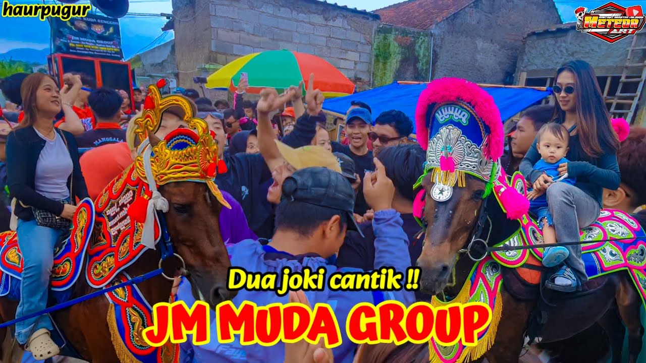 Dua joki cantik JM MUDA GROUP!!DI haurpugur