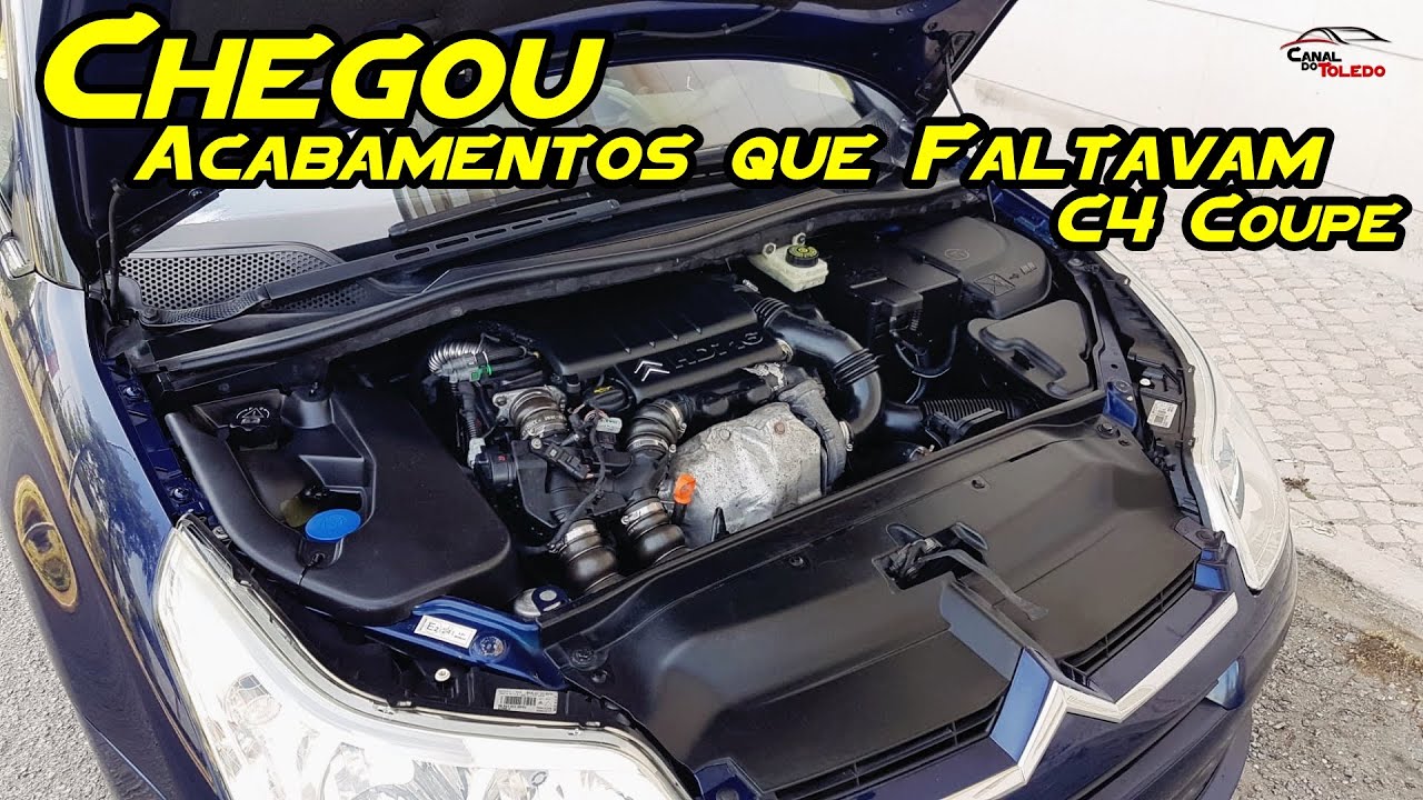 Instalação dos Acabamentos Que Faltavam no C4 (Moldura reservatorio, bateria, tampao)