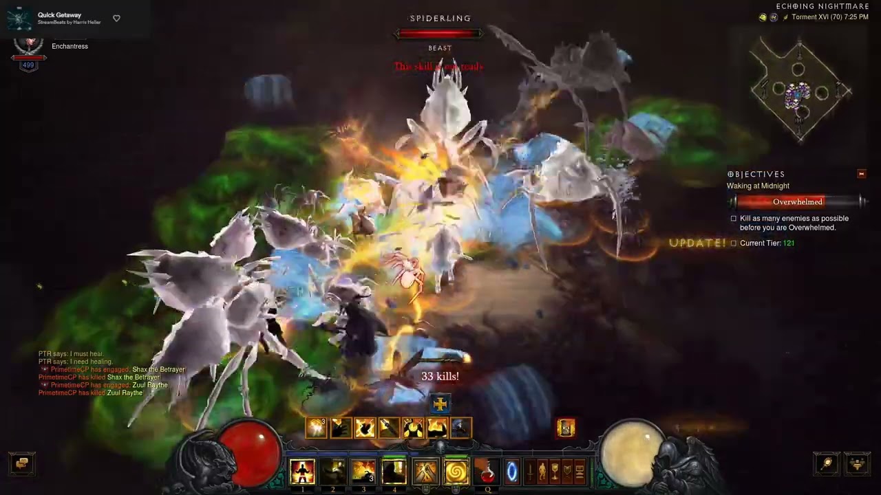 My First Solo Echoing Nightmare! Diablo 3 PTR Patch 2.7.3 Season 26