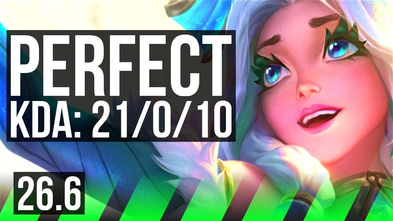 LILLIA vs NIDALEE (JGL) | Perfect KDA: 21/0/10 | KR Diamond | 26.6