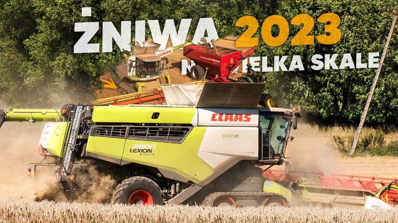 ☆Żniwa na Wielką Skalę w Top Farms Głubczyce!☆Gr Lis☆ 11xClaasLexion?!☆AgroGrzechu☆