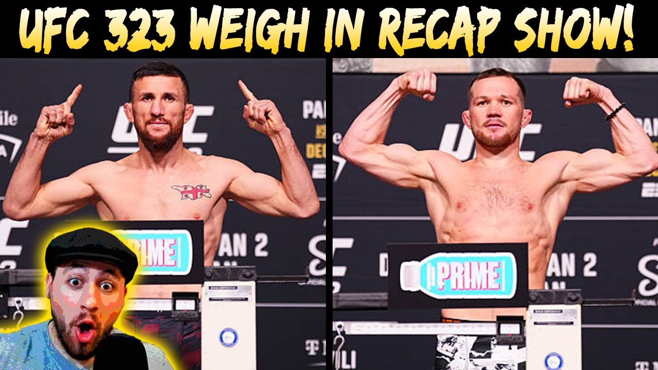 UFC 323 Dvalishvili vs Yan 2 Predictions & Betting Breakdown | Weigh In Recap Show