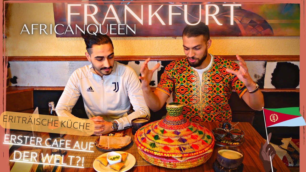 AFRIKANISCH essen in FRANKFURT | Der ERSTE CAFFE auf der WELT !| Tolunay mit @büni & @sezo