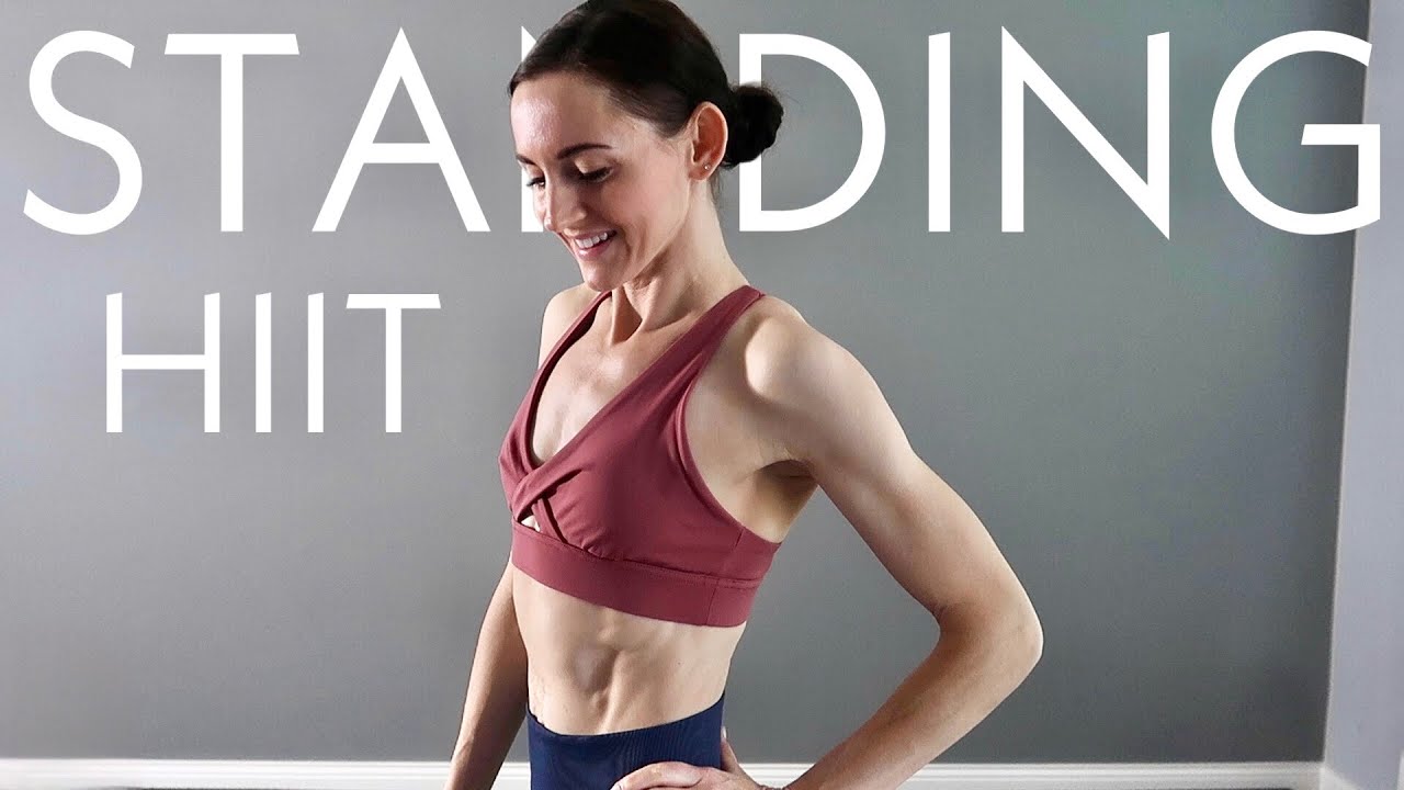 Get Shredded for the Summer! 45 min STANDING HIIT Workout (fat melting)