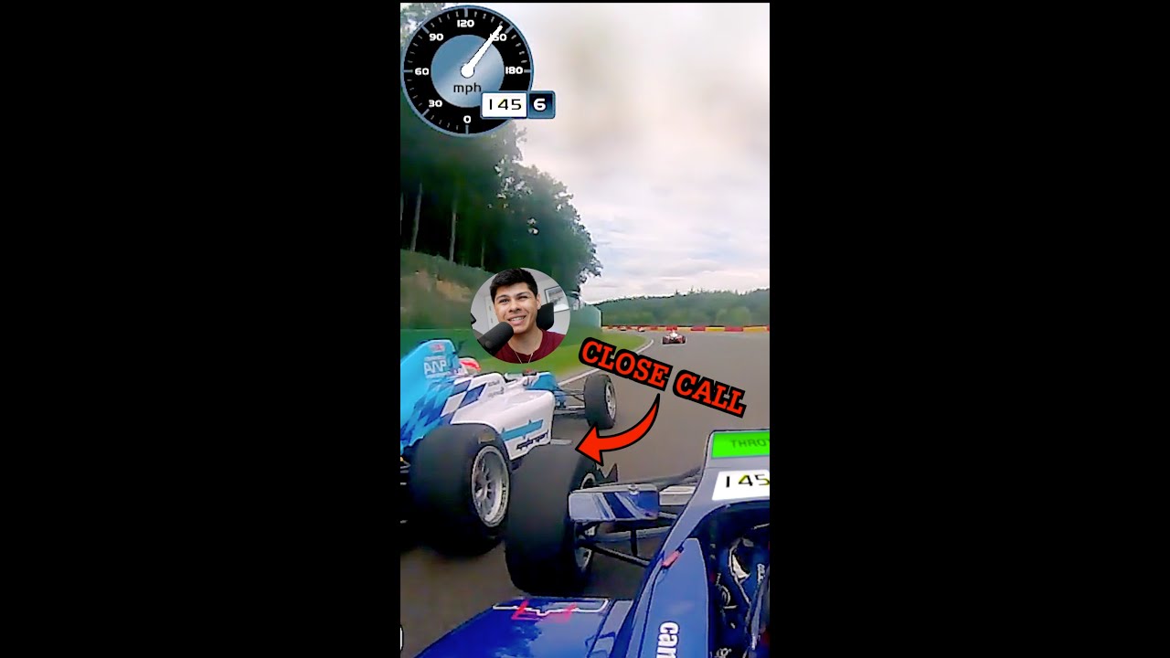 CLOSE CALL at SPA in F3...