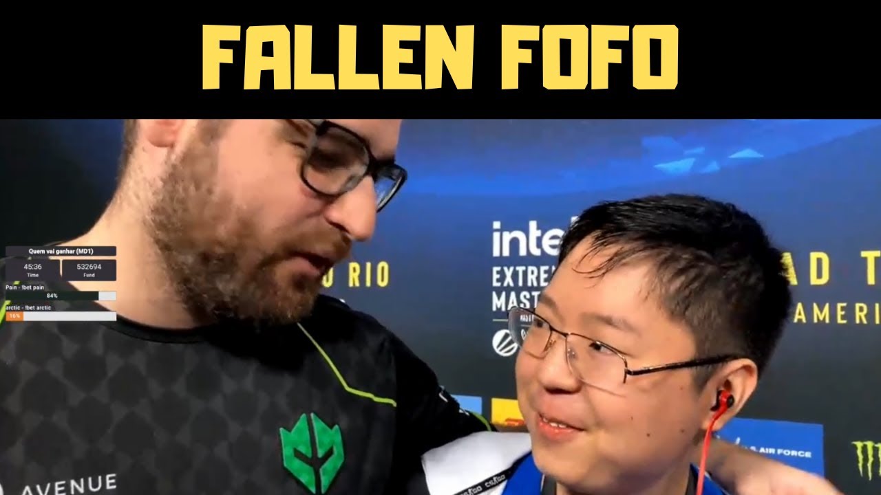 LIMINHA SE EMOCIONA COM A FALA DO FALLEN