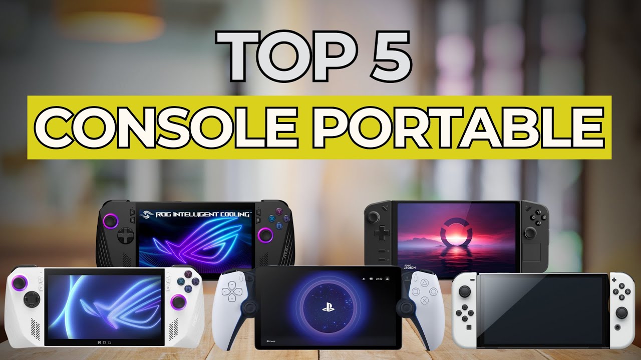 [Top 5] Les Meilleures Consoles Gaming Portables en 2025