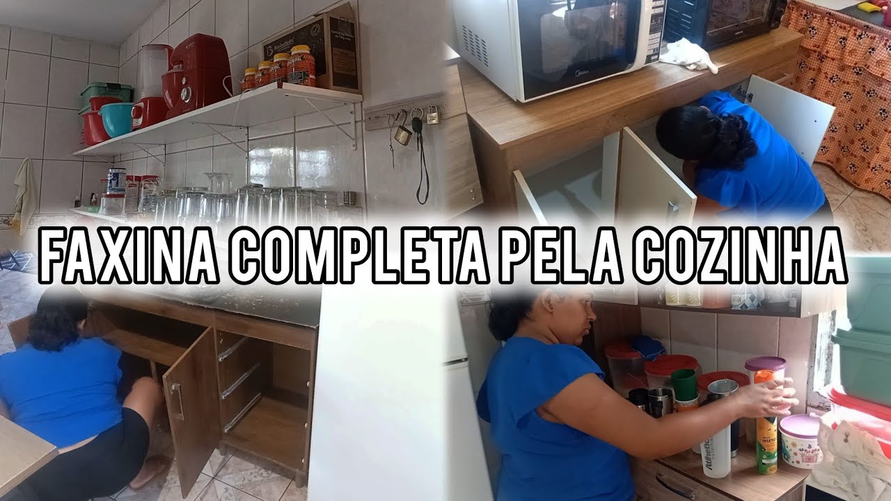 TIVE QUE LIMPAR TUDO/ TINHA BARATAS🪳🤮/ FAXINA COMPLETA 