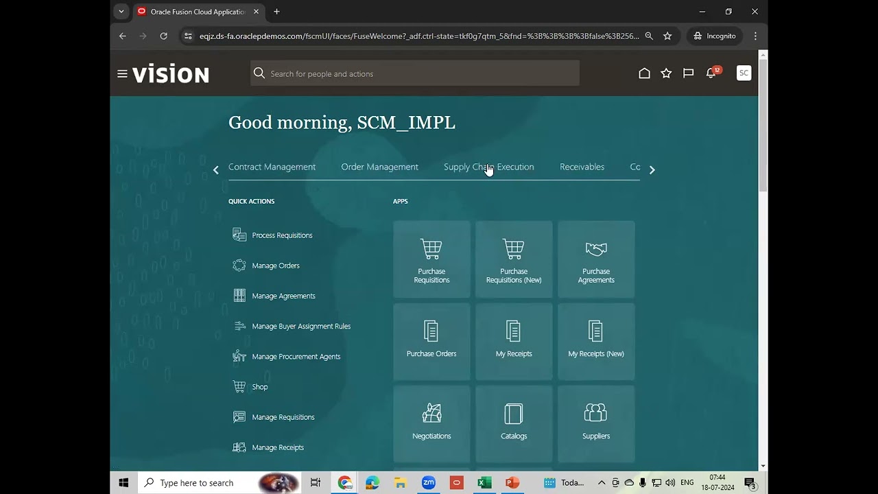 Oracle Fusion Cloud Procurement Receipt Accounting and Cost Accounting