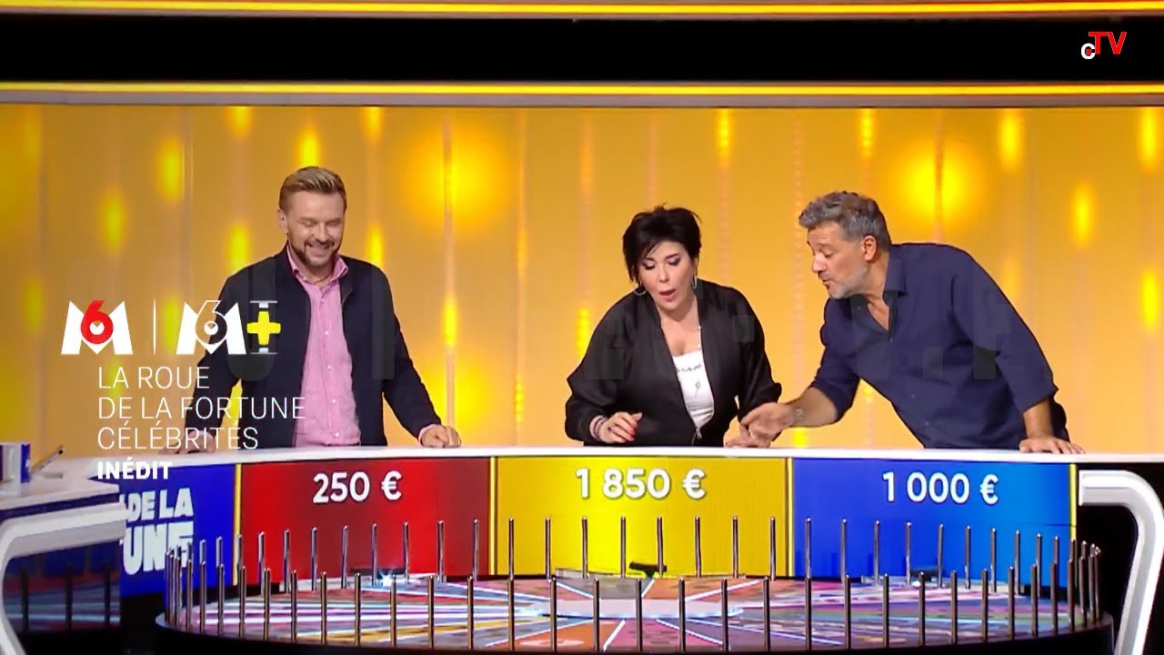 La roue de la fortune sp&eacute;ciale c&eacute;l&eacute;brit&eacute;s mercredi 6 ao&ucirc;t 2025 sur M6