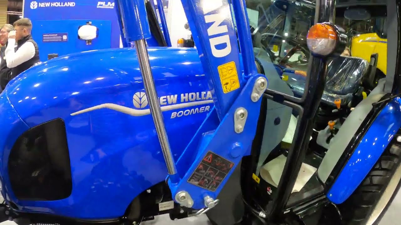 2025 New Holland Boomer 50 1.9 Litre 3-Cyl Diesel Mini Tractor (50 HP) at LAMMA Show 2025