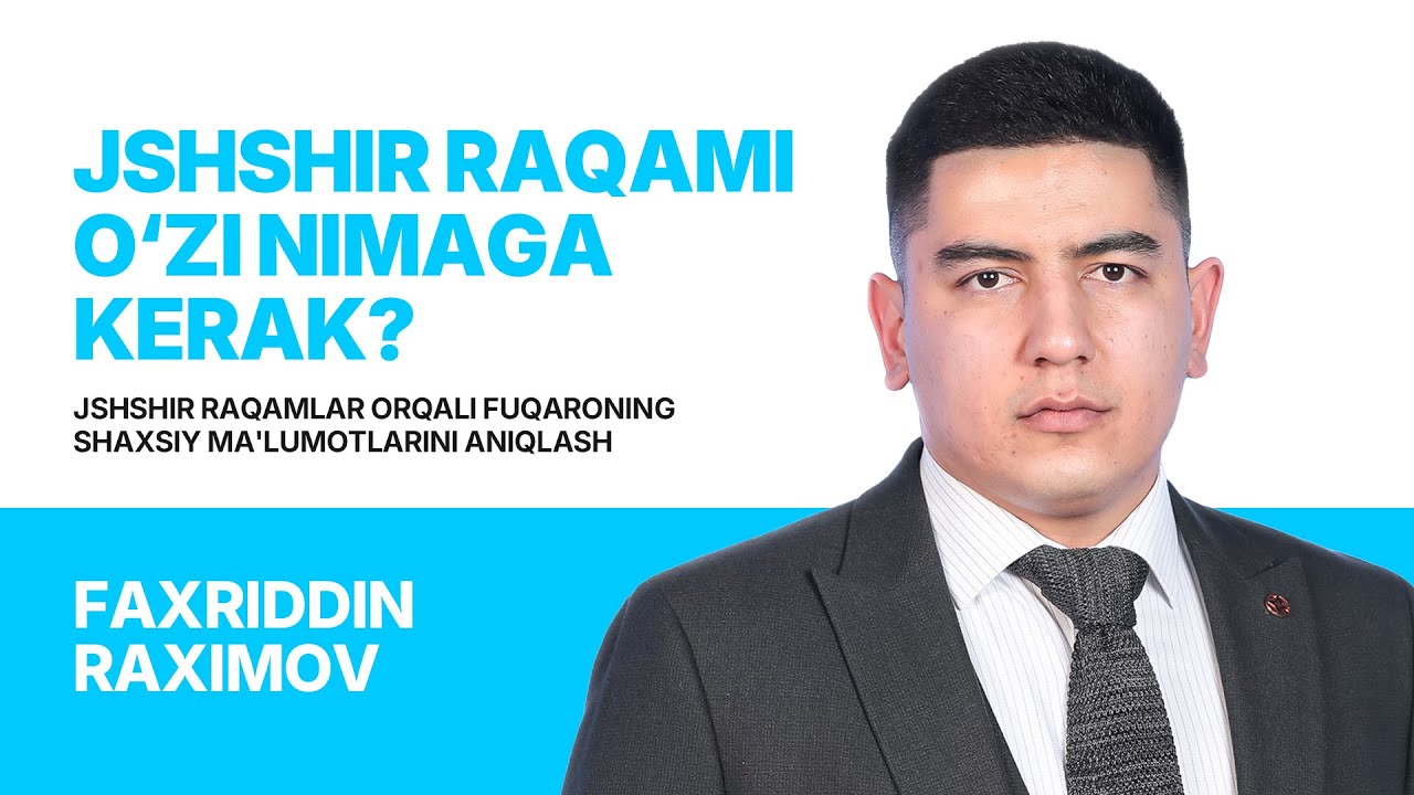 Pasportdagi JShShIR raqami nimani bildiradi? | 3 daqiqada bilib oling!