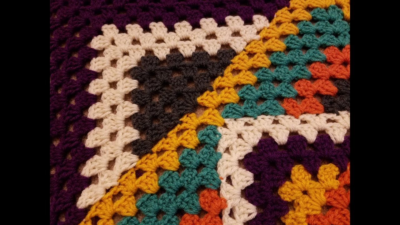 Kaleidoscope Granny Square Blanket Crochet Along (pt. 3.2)