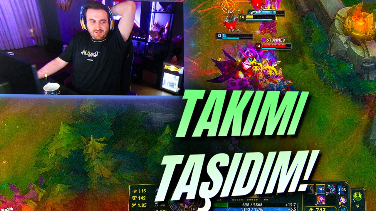TAKIMI SIRTLADIK! League of Legends