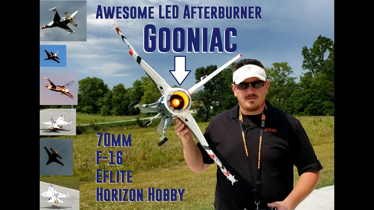 E-flite - F-16 Thunderbirds - 70mm - Gooniac LED Afterburner
