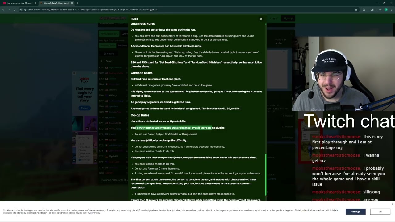 A Noob Plays Minecraft Speedrun Ranked Day 1