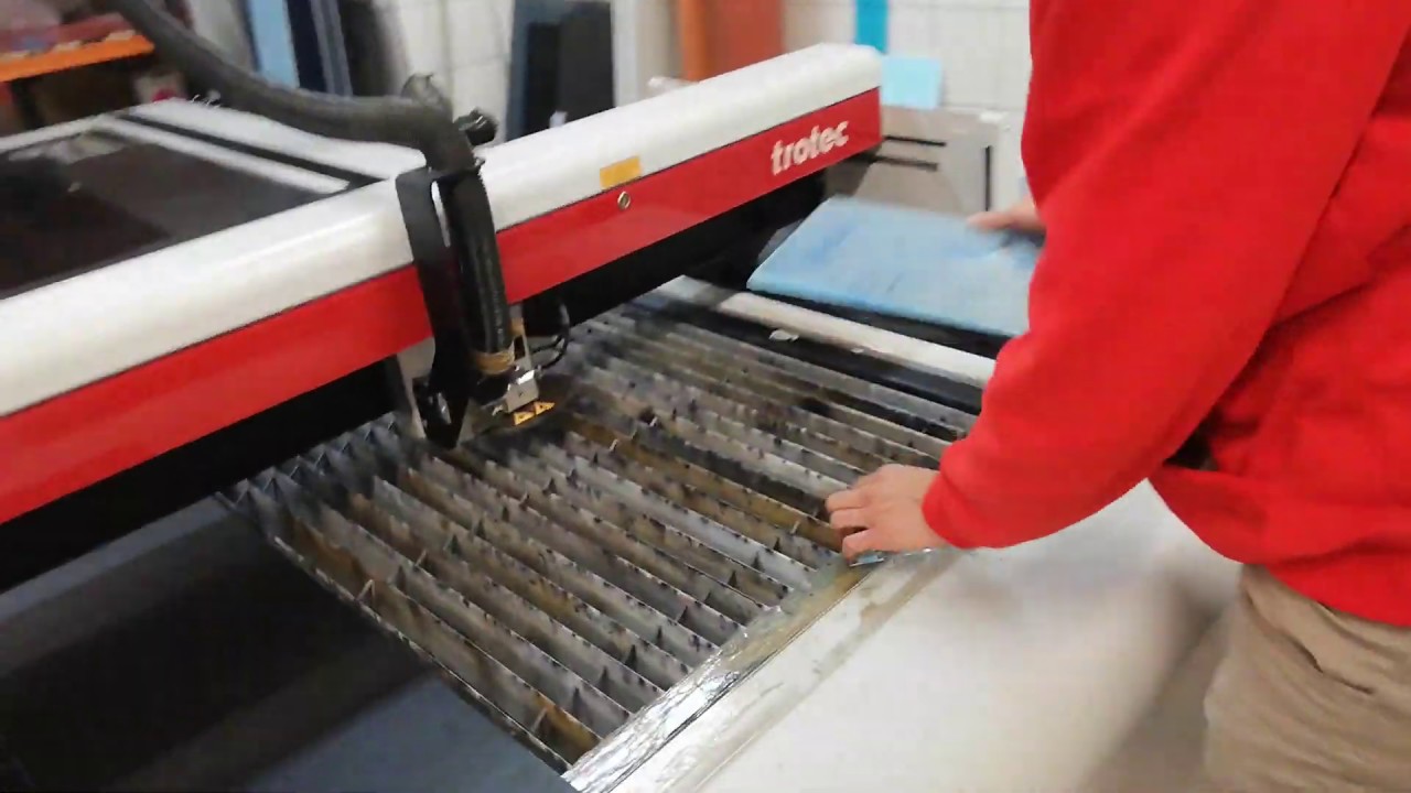 Trotec SP3000 - testy cięcia plexi