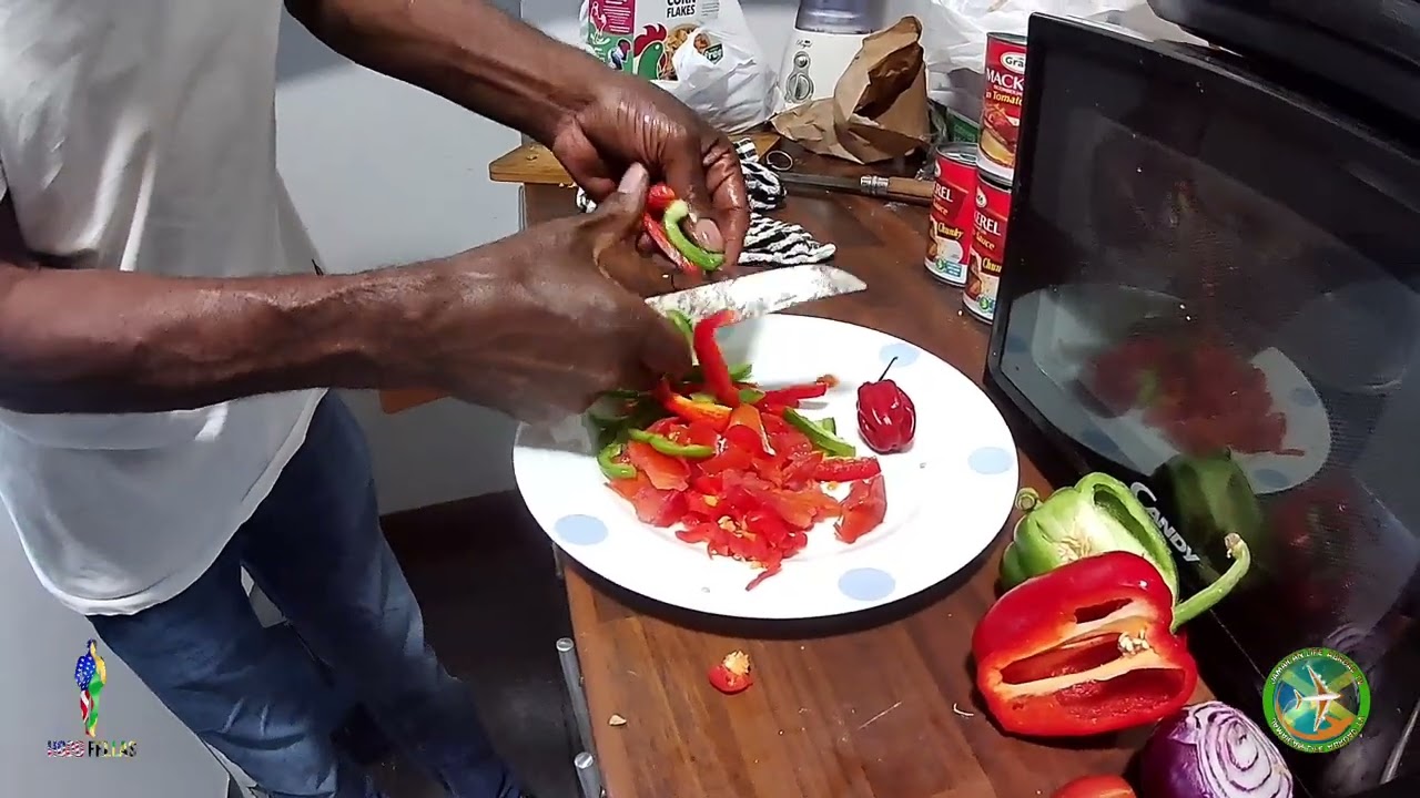COOKING WITH JAMAICAN LIFE ABROAD TV MACKEREL AND HARD FOOD