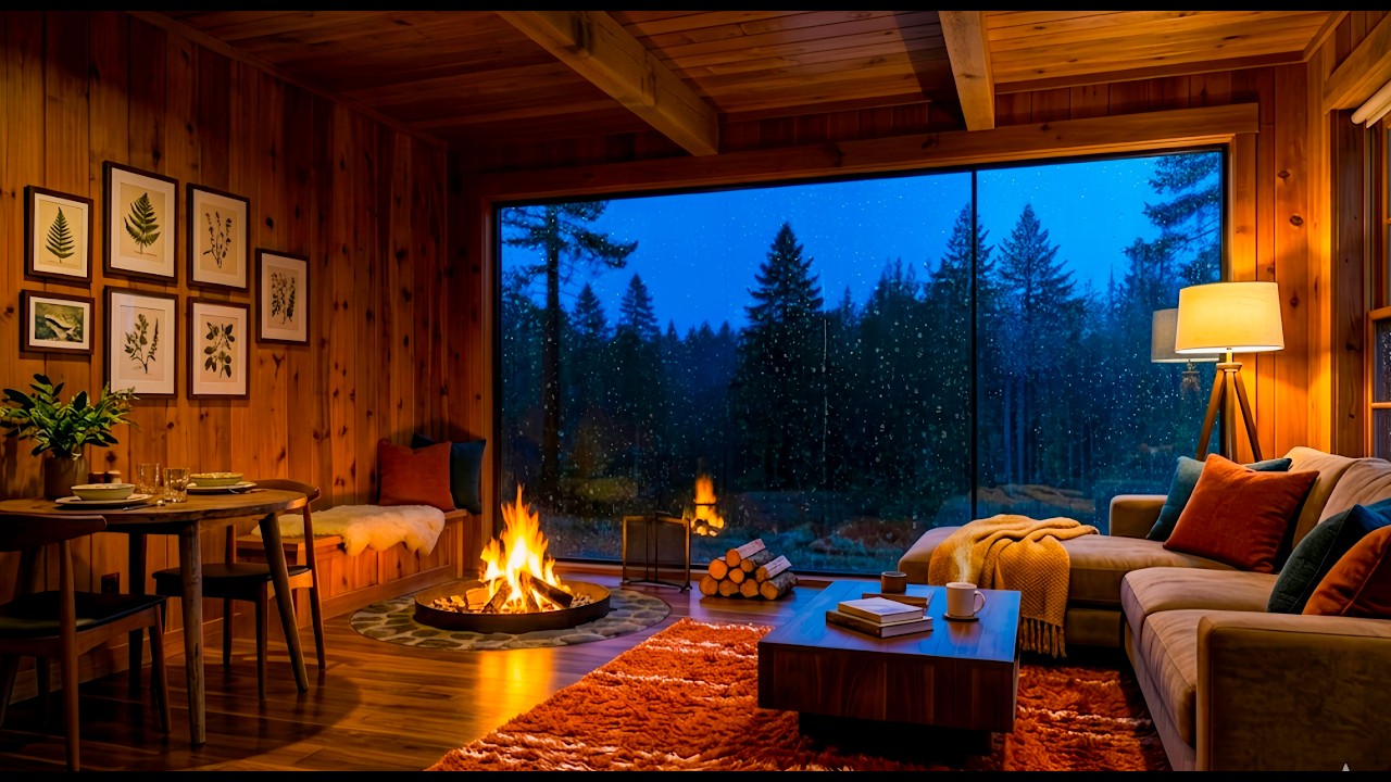 No Ads Rain Sounds for Sleep Live – Relaxing Night Rain for Deep Sleep and Calm | Day 26 🌧️🎧