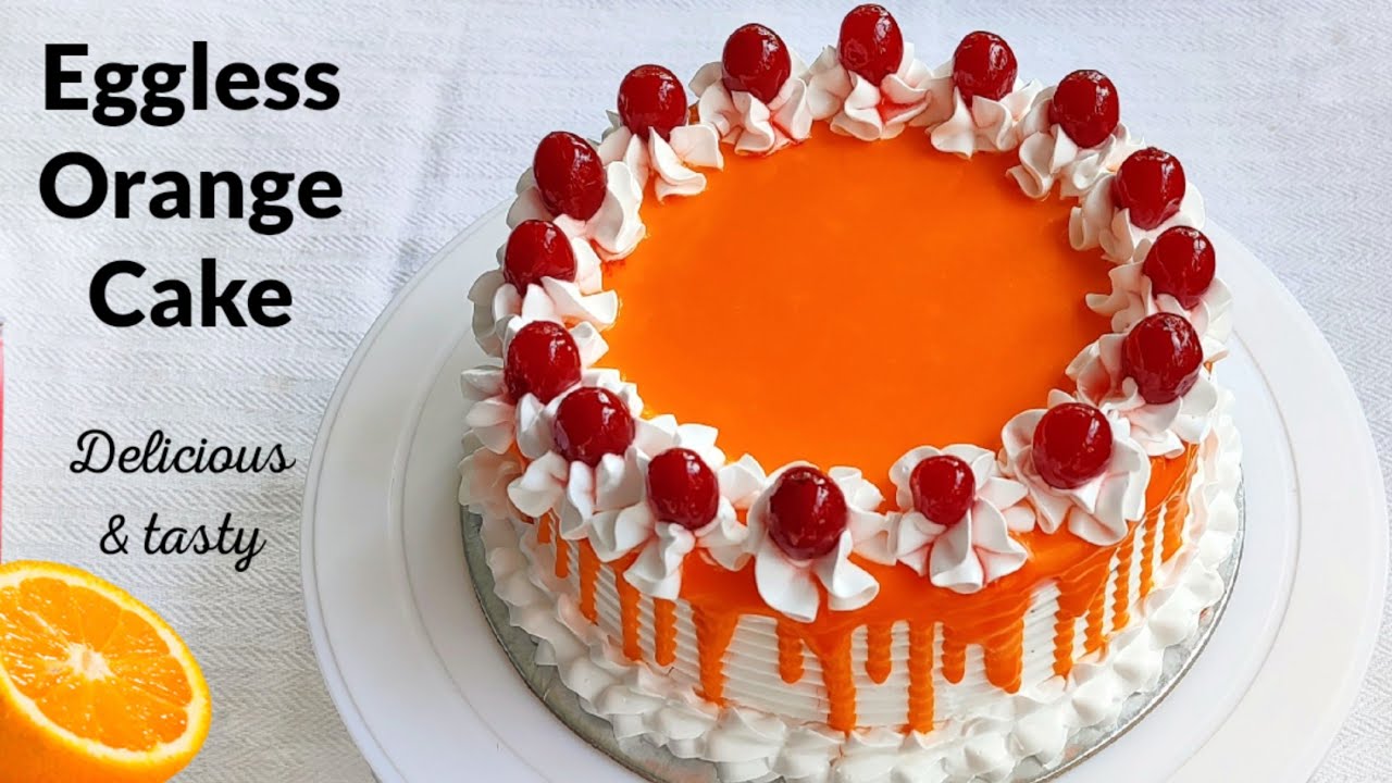Eggless Orange Cake || Orange Cake || Eggless Cake ~ Moumita's Happy Cooking Lab