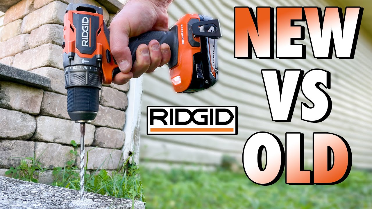 Обзор дрели и перфоратора Ridgid SubCompact | НОВИНКА ПРОТИВ СТАРОГО ПОКОЛЕНИЯ