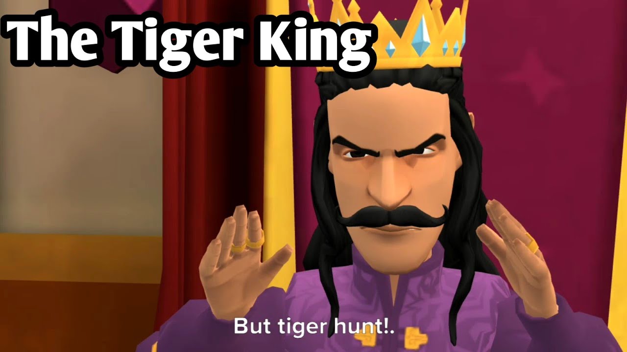 The Tiger King Class 12 animation in English