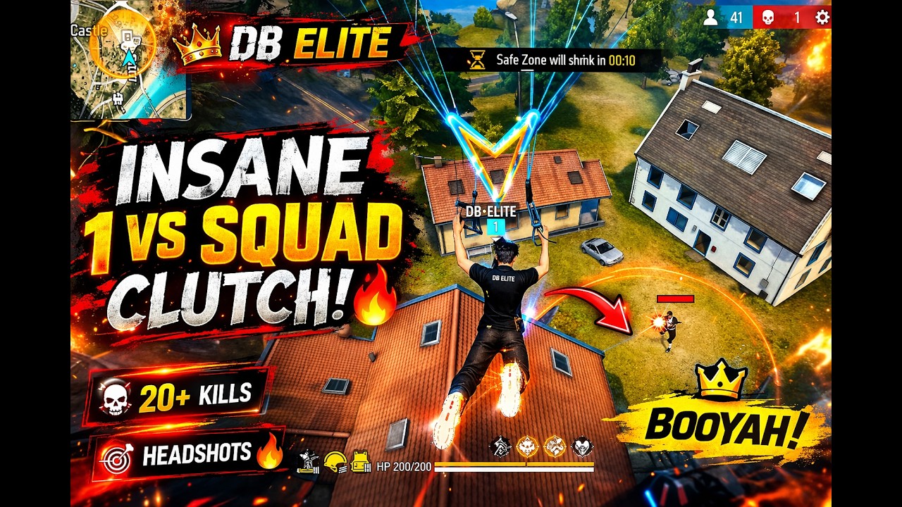 Solo vs Squad Full Domination 💀 Insane Headshots | Free Fire