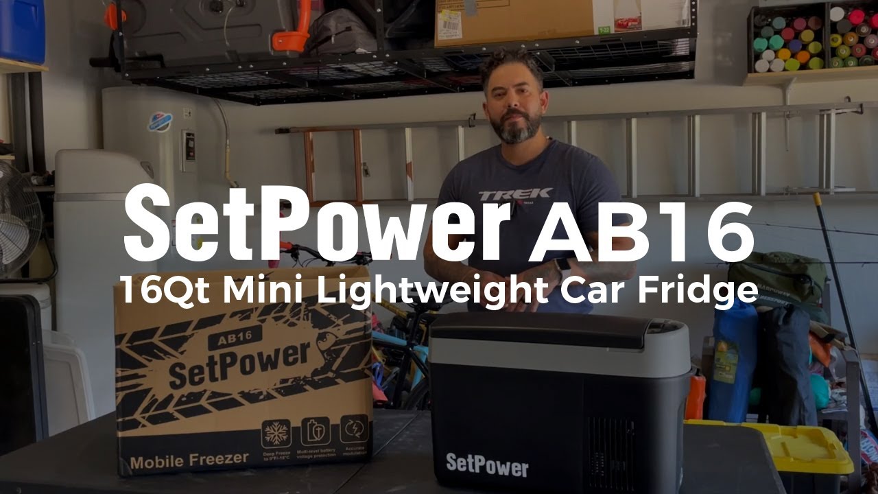 SetPower | AB16 16Qt Mini Portable Car Freezer