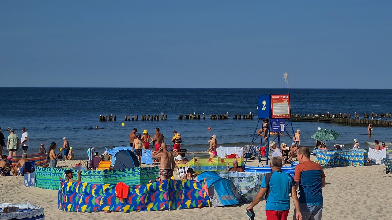 Dźwirzyno 24.08.2024 Plaża Atrakcje Wędrująca Wydma Patelnia