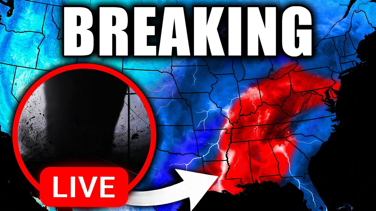 🔴NOW: TORNADO WARNING IN MARYLAND With LIVE Storm Chasers