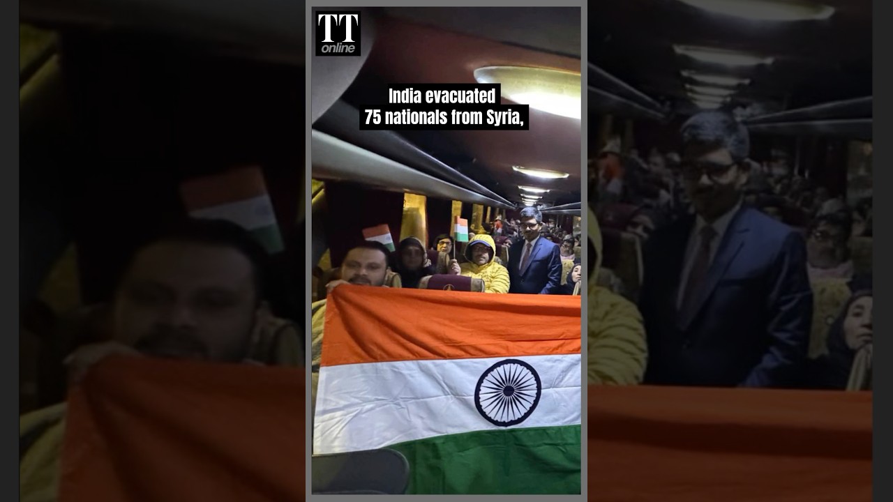 75 Indian Nationals Evacuated from Syria, Two Days After Bashar al-Assad&rsquo;s Ouster #syria