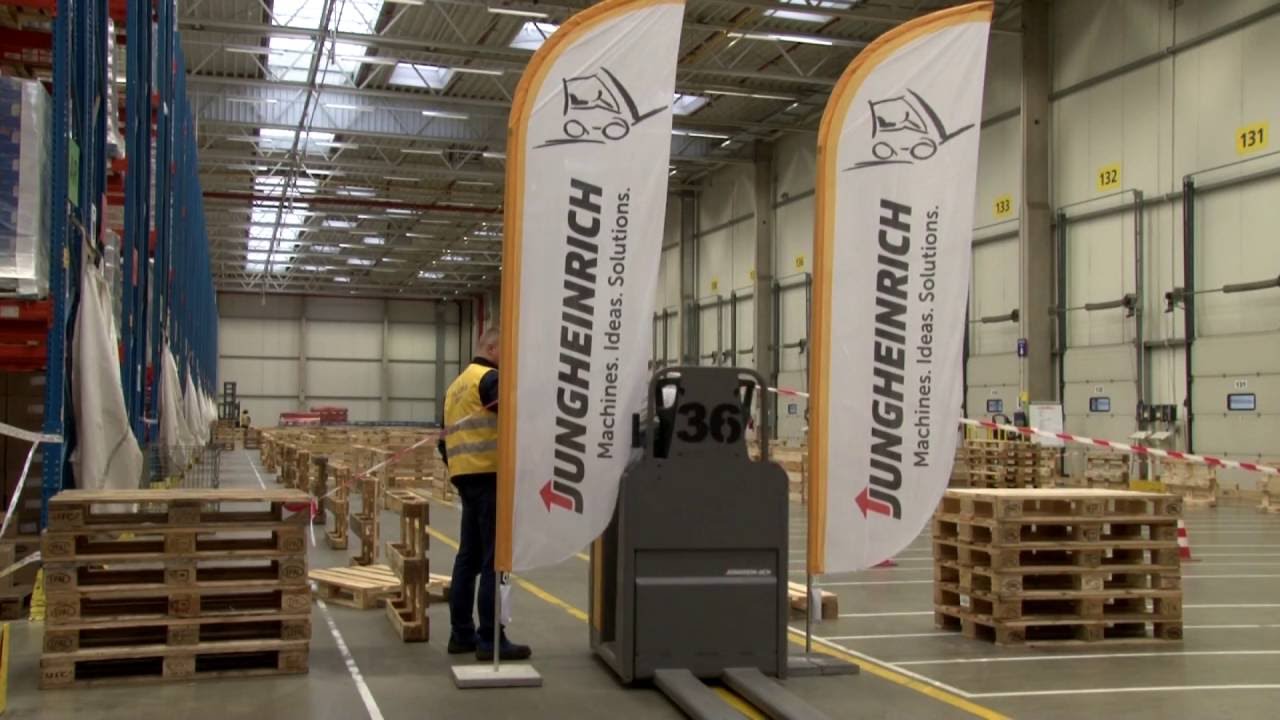 Zawody na wózkach widłowych Tesco Gliwice i Jungheinrich