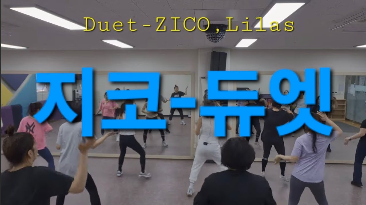 DUET-ZICO,Lilas #안무쉽게재구성 #백발미녀 