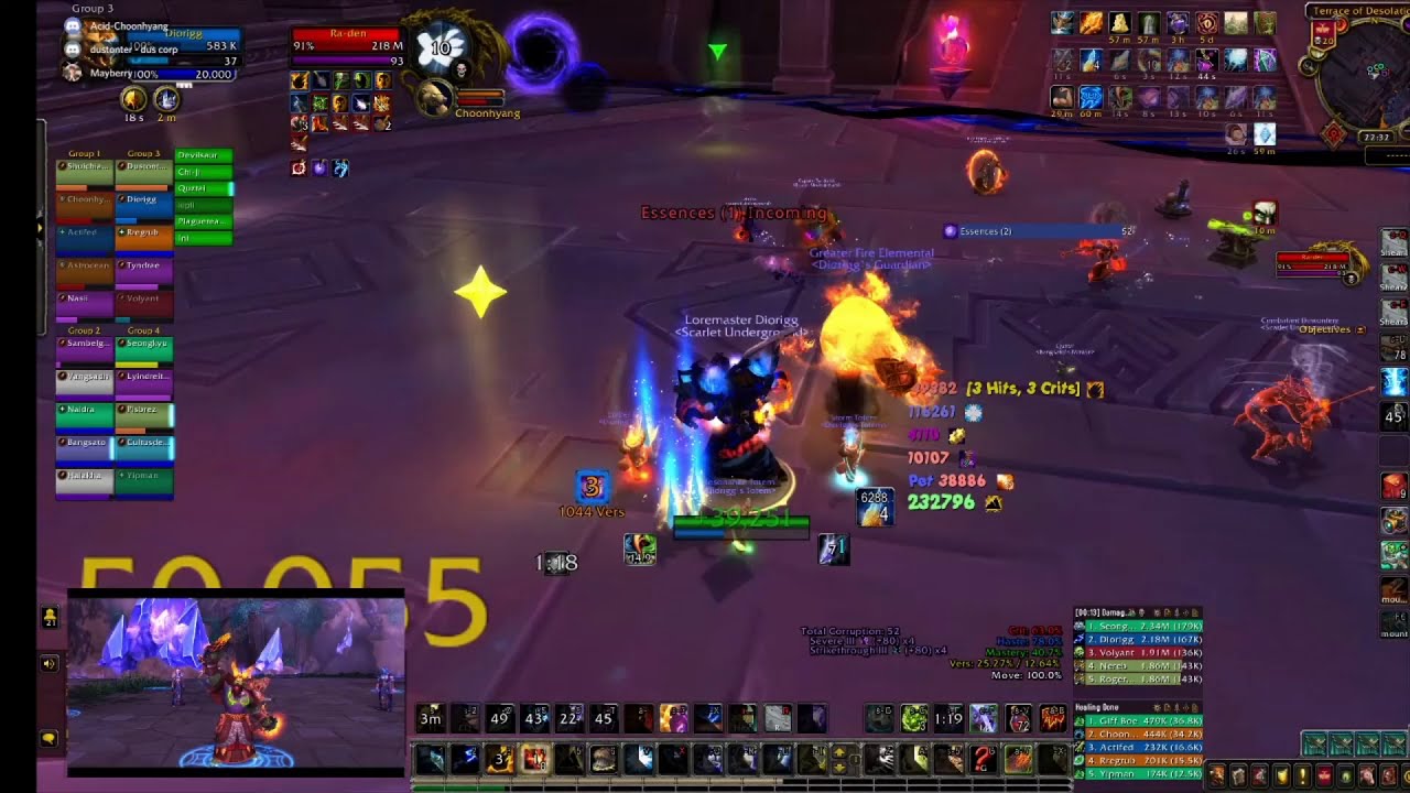 Scarlet Underground vs Raden (Mythic, First Kill) - Elemental Shaman PoV