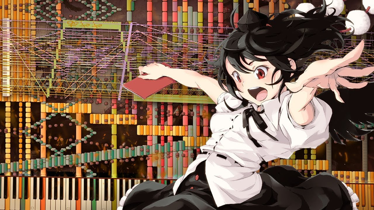 Synthesia: Touhou 10 - The Youkai Mountain | 119,000 Notes | ~ Mysterious Mountain | Black MIDI