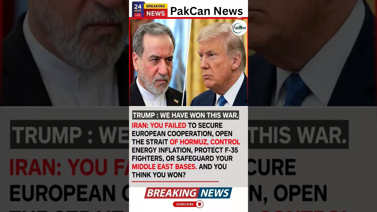 Trump&rsquo;s &ldquo;We Won&rdquo; Statement Sparks Fierce Iran Debate | PakCan News