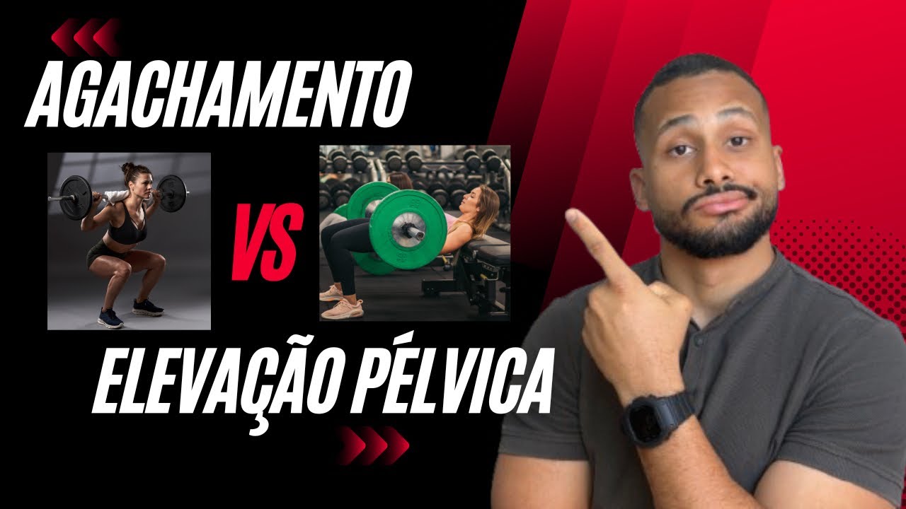 AGACHAMENTO vs ELEVAÇÃO PÉLVICA: qual faz o glúteo crescer de verdade? 🍑