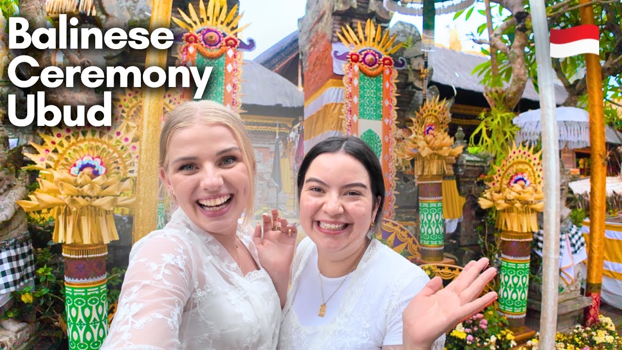 Joining a Balinese Ceremony in the Heart of Ubud 🌺